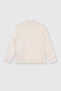 Girl's Soft Textured Long Sleeve Ecru T-Shirt - 2