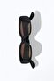 Premium Miniframe Small Orange Sunglasses Acetate Durable Frame Uv400 - 2