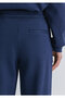 High Waist Navy Blue Trousers 1011062 -82318 - 8