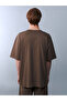 Brown Crew Neck Printed Boy's T-Shirt - 4