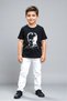 Children's Unisex Crew Neck 100% Cotton Atatürk Printed T-Shirt - 3