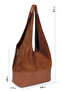 Women's Bag with Leather Suede Inner Bag - 3