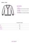 6956 Women's Stone Button Detailed Knitwear Soft Cardigan Bone - 8