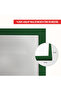 إطار ملصق بإطار خشبي أخضر مقاس 30 × 30 سم، إطار فارغ، GREEN-FRAME-30X30 - 4