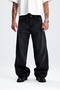 Black Line Detail Baggy Jeans