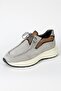 Tirano Genuine Leather Handmade Gray Men's Casual Shoes