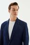Erkek Lacivert Blazer  Denim Ceket - 3