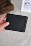 Genuine Leather Wallet Card Holder Black 1115 - 2
