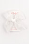 Ecru Organza Bow Girls' Clip Buckle