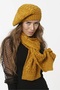 Mustard Scarf Beanie Gloves Set - Set of 3 - 3