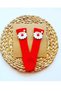 Girl Boy Baby Santa Claus Decorated Knee-Length New Year Stocking Baby New Year Stocking - 2