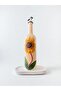 Handmade Sunflower Embossed Oil Dispenser – Decorative Olive Oil & Vinegar Bottle Sauce Dispenser |   Rustic Kitchen - 2