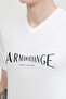 Men's V-Neck T-Shirt White - 4