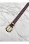 Brown/Elegant Buckle Women's Belt, Jacket Belt, Pantalon Belt, - 5