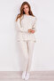 Cream Women's Long Sleeve Pajama Set