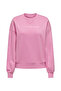 Onlsofıa L/S Word O-Neck Swt Women's Sweat 15329876 Fuchsia Pink - 2