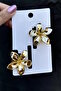 Set of 2 Gold Color Lotus Pens with Clasp - 4