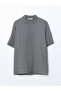 Nevavm Comfortable Fit Short Sleeve Striped Men's Shirt with Difference - 5