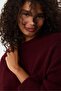 Women's Soft Textured Crew Neck Oversized Knit Sweater – Long Sleeve, Loose Fit - 2