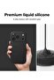 iPhone 17 Pro Case Cover | Silicone Magnetic Series | Black - 3