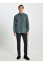 Slim Fit Buttoned Collar Dark Green Men's Shirt Ace202510303_Shirt Par Dy - 2
