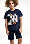 U.S. Polo Assn Boys Navy Bermuda Set - 2