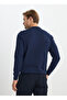 Altınyıldız Classics Crew Neck Standard Navy Blue Men's Sweater Ace492510287/Trico Cycling Neck - 5