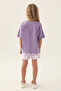 U.S. Polo Assn Girls' Purple Shorts Set - 5