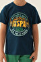 Navy Blue Boy Bermuda Suit - 4