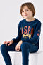 U.S. Polo Assn Boys' Navy Tracksuit Set - 2