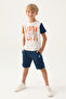 U.S. Polo Assn Licensed Brand Cream Boys' Bermuda Set