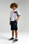طقم برمودا U.S. Polo Assn للأولاد، باللون الرمادي - 3
