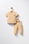 U.S. Polo Assn Baby Boy Cream Set