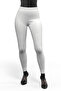 Women's 100% Cotton Ribbed Long White Ribbed Leggings 721 - 2