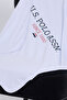U.S. Polo Assn Baby Boy White Blanket - 3