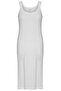 100% Cotton Women's Ribbed White Slip Nightgown 1230
