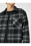 Soft Textured Lumberjack Shirt - Pocket Detail, Long Sleeve, Classic Collar - 5