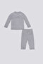 Baby Boy Gray 2-Piece Baby Set - 3