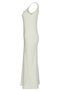 100% Cotton Women's Ribbed Long Ribbed Nightgown Nightdress Cream 1231 - 3