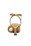 Womens Alarah Gold Heels - 4