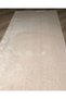 Cream Non-Slip Base Washable Fluffy Luxury Plush Cutting Carpet Runner - 3