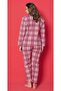 مجموعة Ercan 2 Thread Red White Checkered Young PJM - 3
