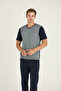 New Season 2026 Men's V-Neck Summer Luxury Design Pajama Set - 5