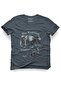 Anatomy Elephant Patterned Cotton Unisex T-shirt - Short Sleeve, Crew Neck
