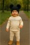Black Double Pompom Children's Beret