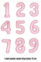 7 Year Old Pink Birthday Balloon Set – Heart Pink Concept Party Balloons - 2