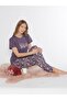 Short Sleeve Viscose Pajama Set Summer Viscose 08-129 - 4