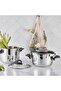 Montana 2-Piece 4+6 Liter Induction Base Pressure Cooker Set Black Gray - 5