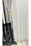 Silk Bamboo Slub Draped Heavy Weight 1/3 Ruffled Tulle Curtain - 3
