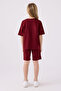 Girl's Brown Bermuda Suit - 5